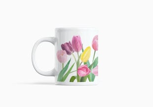 Puodelis Tulpės, 300ml kaina ir informacija | Originalūs puodeliai | pigu.lt