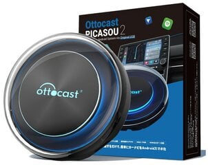 Беспроводной адаптер Ottocast PICASOU 2 Apple CarPlay Android Auto SIM-карта SD цена и информация | FM-модуляторы | pigu.lt