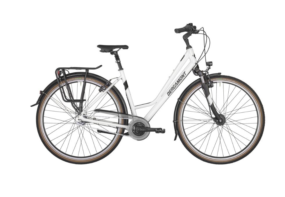 Hibridinis dviratis Bergamont Horizon N7 CB 28", baltas kaina ir informacija | Dviračiai | pigu.lt