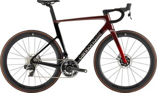 Miesto dviratis Cannondale Super Six Evo Hi-mod 1 29", juodas/raudonas цена и информация | Велосипеды | pigu.lt