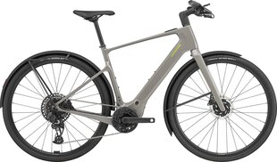 Elektrinis dviratis Cannondale Tesoro Neo Carbon 1 29", pilkas kaina ir informacija | Elektriniai dviračiai | pigu.lt