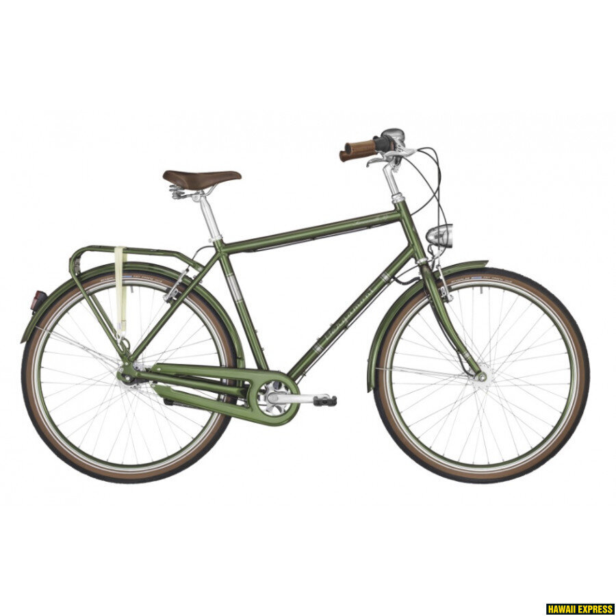 Miesto dviratis Bergamont Summerville N7 FH 28", žalias цена и информация | Dviračiai | pigu.lt