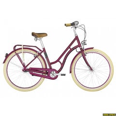 Miesto dviratis Bergamont Summerville N7 Cb 28", raudonas kaina ir informacija | Dviračiai | pigu.lt
