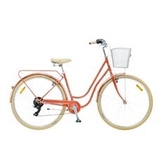 Miesto dviratis Classic Deluxe 28", oranžinis цена и информация | Велосипеды | pigu.lt