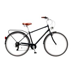 Miesto dviratis Classic Deluxe 7 Men 28", juodas kaina ir informacija | Classic Sportas, laisvalaikis, turizmas | pigu.lt