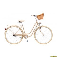 Miesto dviratis Classic Deluxe 28", rudas kaina ir informacija | Dviračiai | pigu.lt