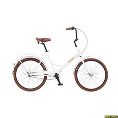 Miesto dviratis Classic Funk EQ 24", baltas цена и информация | Велосипеды | pigu.lt
