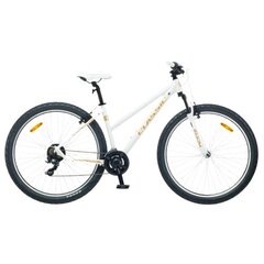 Hibridinis dviratis Classic Team lady 29", baltas kaina ir informacija | Dviračiai | pigu.lt