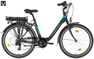 Elektrinis dviratis 28" Lovelec Nardo, juodas kaina ir informacija | Elektriniai dviračiai | pigu.lt