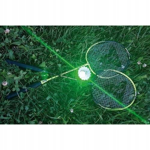 Badmintono rinkinys Talbot Torro Magic Night LED, 2 vnt, juodas/žalias kaina ir informacija | Badmintonas | pigu.lt