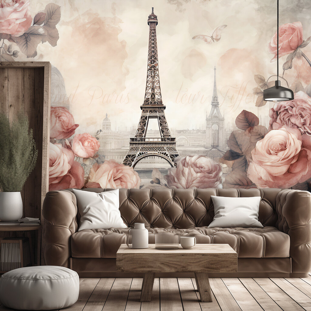 Fototapetai, Eifelio bokštas kaina ir informacija | Fototapetai | pigu.lt