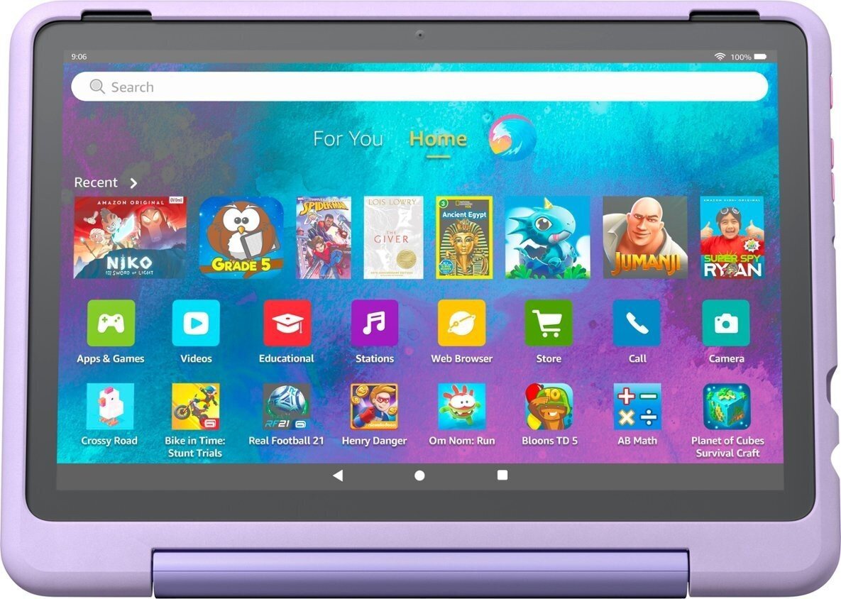 Amazon Fire HD 10 Kids Pro 2023 Happy Day (B0BL6QPYXC) kaina ir informacija | Planšetiniai kompiuteriai | pigu.lt