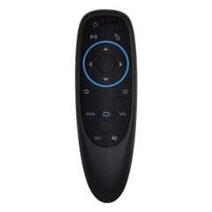 CP G10BTS Универсальный Smart TV / ПК Air Mouse - Беспроводной Bluetooth / ИК пульт дистанционного управления и гироскоп Черный цена и информация | Аксессуары для телевизоров и Smart TV | pigu.lt