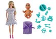 Nėščia lėlė su balta suknele ir priedais kaina ir informacija | Žaislai mergaitėms | pigu.lt