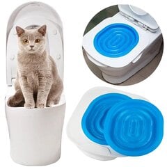 Kačių tualeto padėklas, mėlynas kaina ir informacija | Priežiūros priemonės gyvūnams | pigu.lt