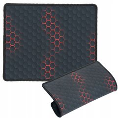 Pelės kilimėlis Black and Red, 22x18 cm. kaina ir informacija | Pelės | pigu.lt