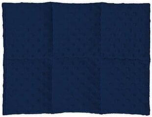 Sensory Owl Soft Weighted Lap Cushion Sensory Soothing - Heavy - Anti Restlessness - Stress Relief - Deep Pressure - Play Therapy - Cotton and Soft Minky Fabric - Navy Blue, 4 кг цена и информация | Декоративные подушки и наволочки | pigu.lt