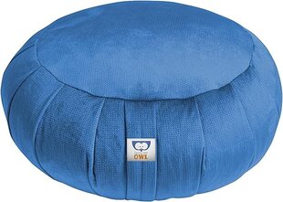 Sensory Owl Zafu подушка для йоги - подушка для медитации - круглая - 100% хлопок - гречиха - Сделано в ЕС Высота 18 см - Диаметр 35 см - розовый цвет цена и информация | Декоративные подушки и наволочки | pigu.lt