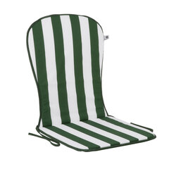 Kėdės pagalvė Patio Gam, balta/žalia kaina ir informacija | Pagalvės, užvalkalai, apsaugos | pigu.lt
