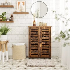 Шкаф для ванной комнаты, коричневый цена и информация | Шкафчики для ванной | pigu.lt