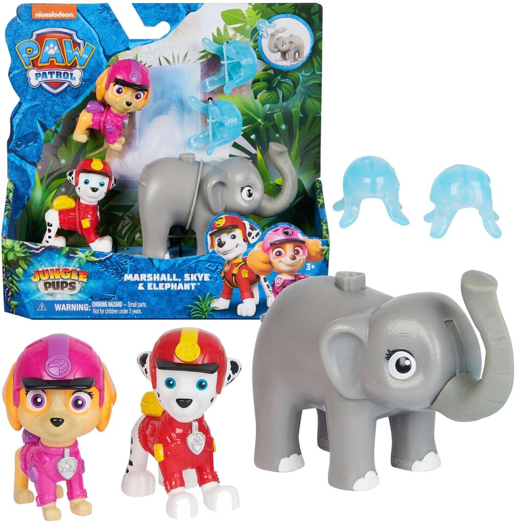 Figūrėlių rinkinys Paw Patrol (Šunyčiai Patruliai) Jungle Pups Skye Marshall kaina ir informacija | Žaislai berniukams | pigu.lt