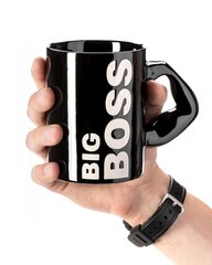 Puodelis Big Boss, juodas kaina ir informacija | Originalūs puodeliai | pigu.lt