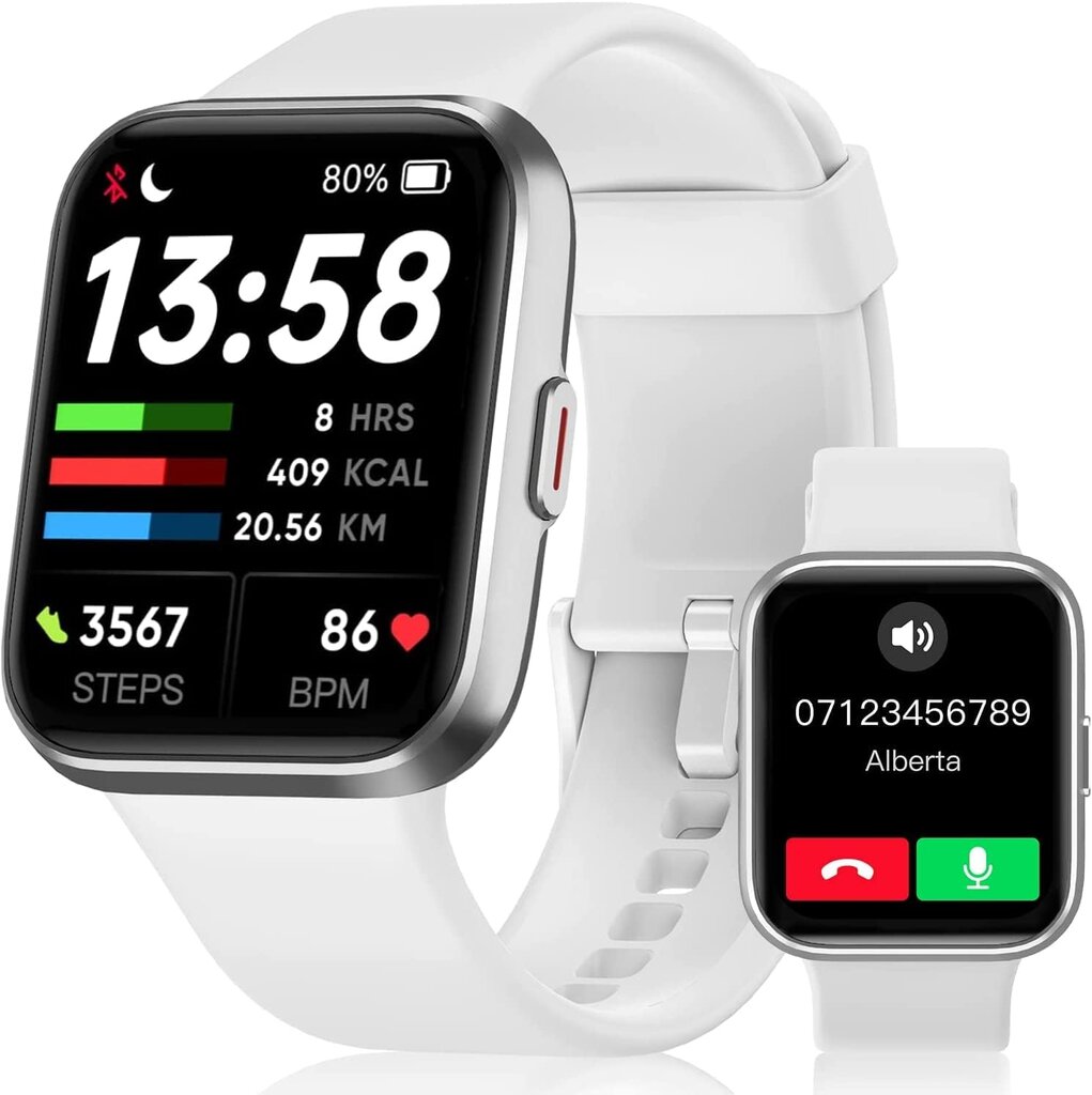 Aeac 208 Plus White kaina ir informacija | Išmanieji laikrodžiai (smartwatch) | pigu.lt