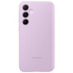 Etui Samsung EF-ZA556CVEGWW A55 5G A556 lawenda|lavender Smart View Wallet Case цена и информация | Samsung Мобильные телефоны и аксессуары | pigu.lt