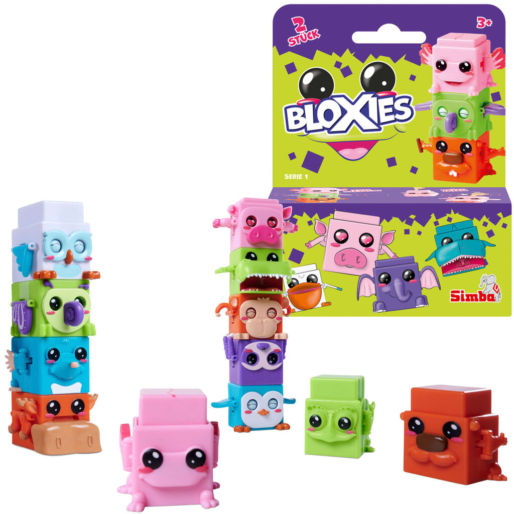 Figūrėlių rinkinys Bloxies 2 dalys 1 serija kaina ir informacija | Žaislai berniukams | pigu.lt