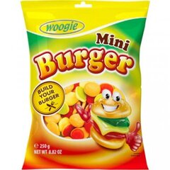 Конфеты жевательные Woogie Mini Burger, фруктовые, 250 г цена и информация | Сладости | pigu.lt