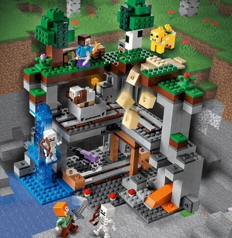 Šviečiantis konstruktorius Happy people Minecraft tvirtovė, 501 d. kaina ir informacija | Konstruktoriai ir kaladėlės | pigu.lt