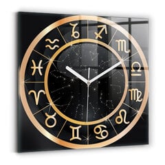 Sieninis laikrodis Juodieji Zodiako Ženklai kaina ir informacija | Laikrodžiai | pigu.lt