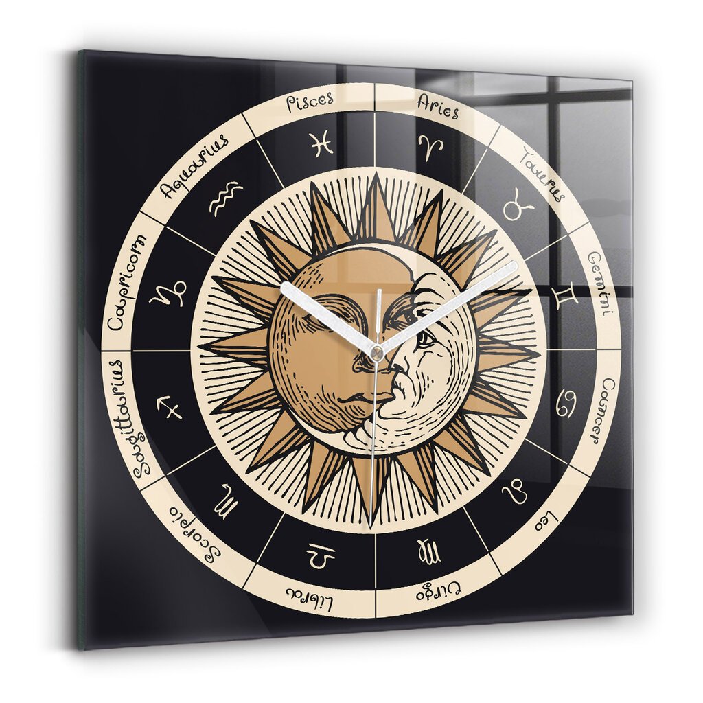 Sieninis laikrodis Saulė Ir Zodiakai kaina ir informacija | Laikrodžiai | pigu.lt