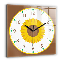 Sieninis laikrodis Saulėgrąžų Gėlė цена и информация | Часы | pigu.lt