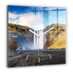 Sieninis laikrodis Krioklys Islandijoje kaina ir informacija | Laikrodžiai | pigu.lt