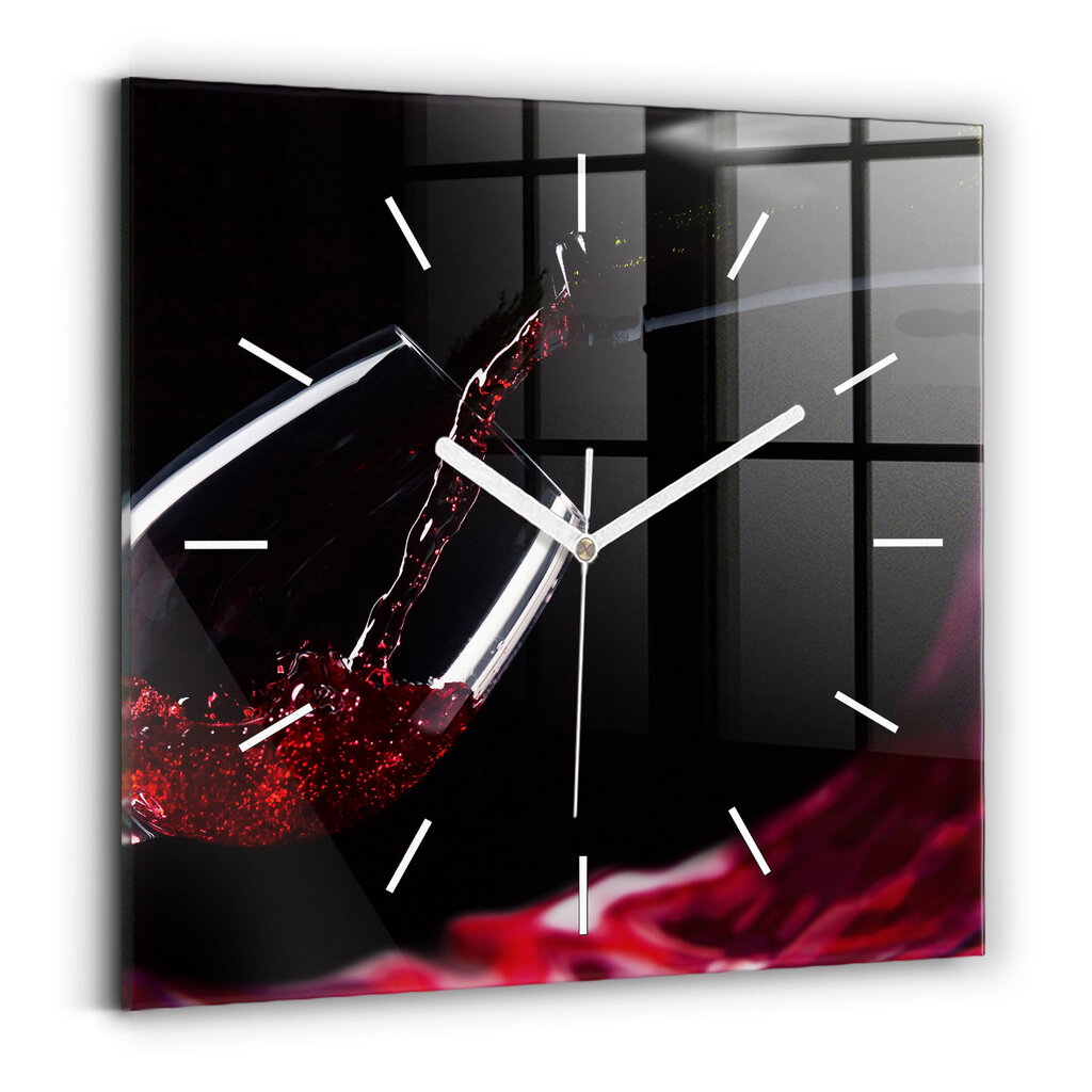 Sieninis laikrodis Raudonas Vynas цена и информация | Laikrodžiai | pigu.lt