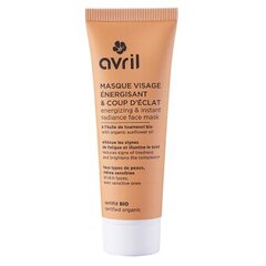 Skaistinanti veido kaukė Avril Energizing & Instant Radiance Face Mask, 50 ml kaina ir informacija | Veido kaukės, paakių kaukės | pigu.lt