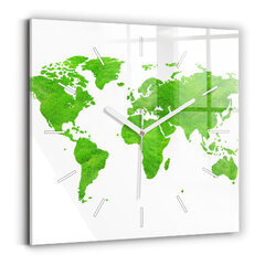 Sieninis laikrodis Žalios Žolės Žemėlapis цена и информация | Часы | pigu.lt
