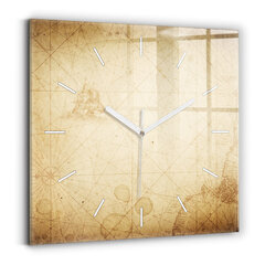 Sieninis laikrodis Senas Pasaulio Žemėlapis цена и информация | Часы | pigu.lt