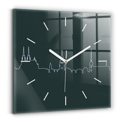 Sieninis laikrodis Brno Miesto Linija kaina ir informacija | Laikrodžiai | pigu.lt