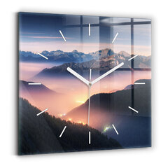 Sieninis laikrodis Kalnų Viršūnių Kraštovaizdis kaina ir informacija | Laikrodžiai | pigu.lt