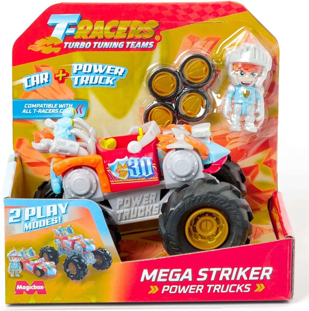 Automobilis T-Racers Power Trucks Mega Striker 2-in-1 kaina ir informacija | Žaislai berniukams | pigu.lt
