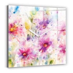 Sieninis laikrodis Dažytos Gėlės kaina ir informacija | Laikrodžiai | pigu.lt