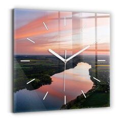 Sieninis laikrodis Ežero Vaizdas kaina ir informacija | Laikrodžiai | pigu.lt