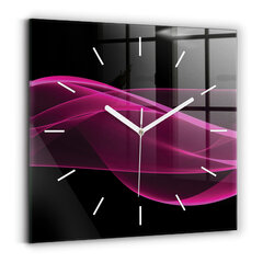 Sieninis laikrodis Rožinė Abstrakcija kaina ir informacija | Laikrodžiai | pigu.lt