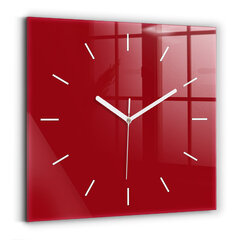 Sieninis laikrodis Raudonas kaina ir informacija | Laikrodžiai | pigu.lt