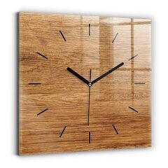 Sieninis laikrodis Šviesi Mediena kaina ir informacija | Laikrodžiai | pigu.lt