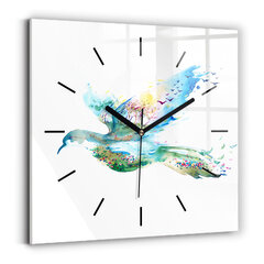 Sieninis laikrodis Paukščių Ir Pavasario Abstrakcija цена и информация | Часы | pigu.lt