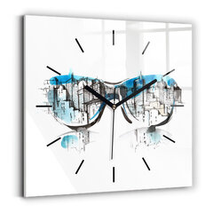 Sieninis laikrodis Miestas Su Akiniais kaina ir informacija | Laikrodžiai | pigu.lt