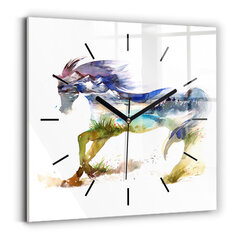 Sieninis laikrodis Dažyti Kalnai Ir Arklys kaina ir informacija | Laikrodžiai | pigu.lt